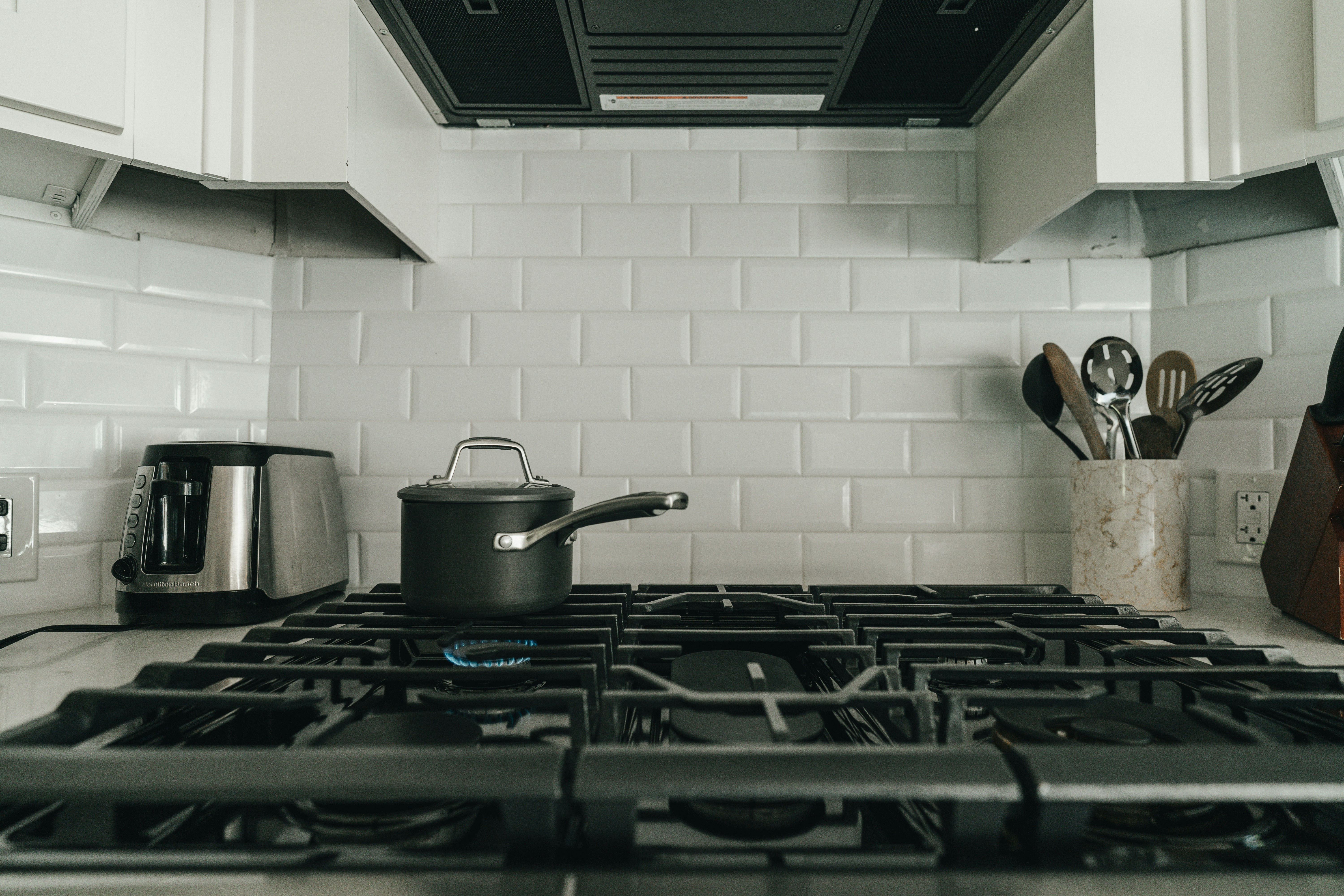 A home range and kitchen workspace